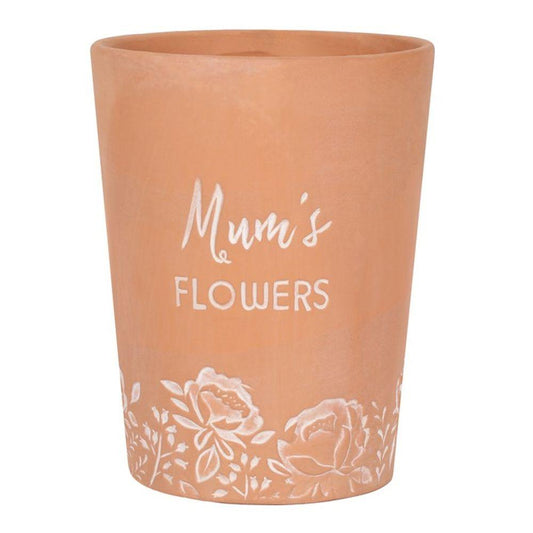 Mum's Flowers Terracotta Plant Pot - Oh Shoot! Plants