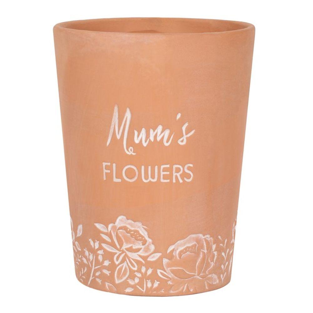 Mum's Flowers Terracotta Plant Pot - Oh Shoot! Plants