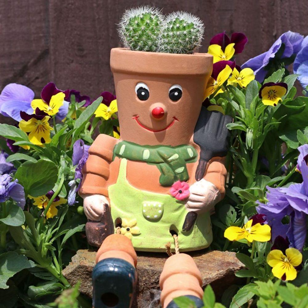 Terracotta Pot Man Planter - Oh Shoot! Plants